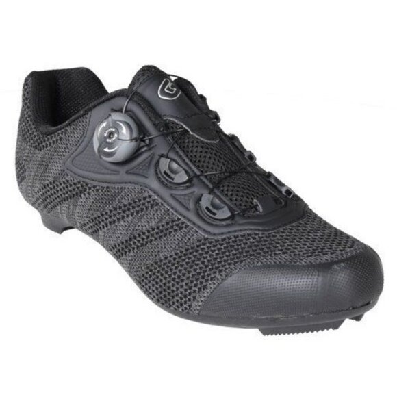 Gavin Pro Road Cycling Shoe, Quick Lace 3 Bolt Road Cleat Compatible 7 W/6 M NEW - Picture 2 of 7